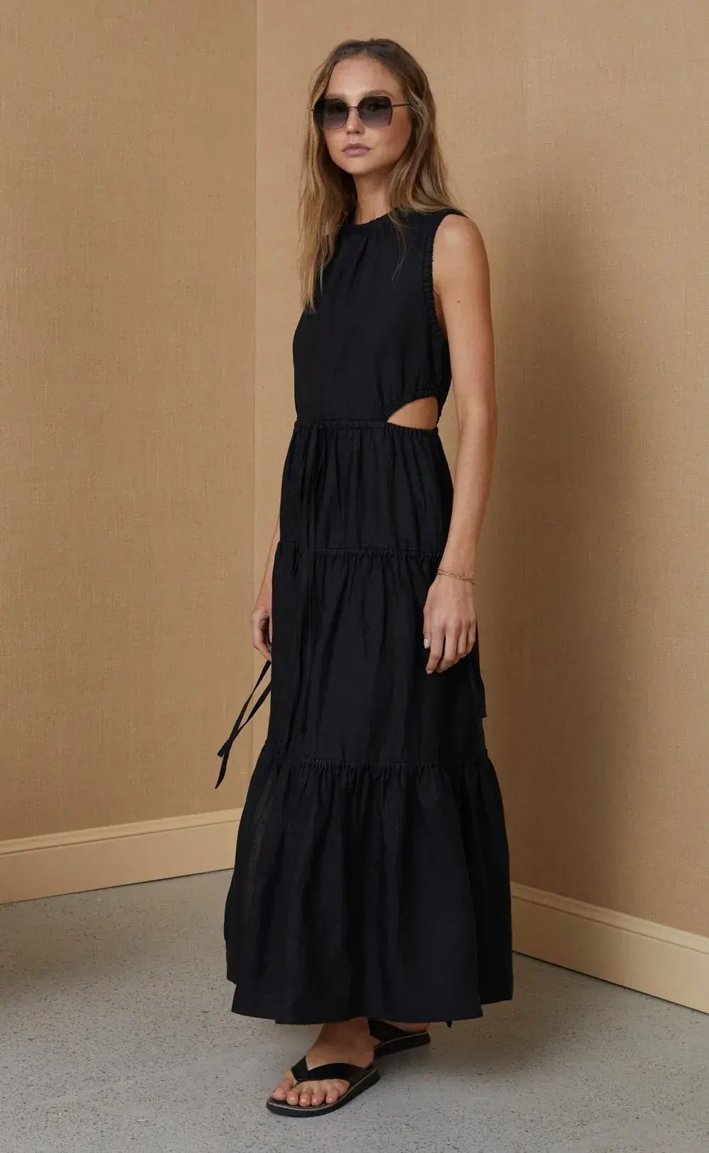 Bec & Bridge Henriette Maxi Dress Black Size AU 6 - Image 2