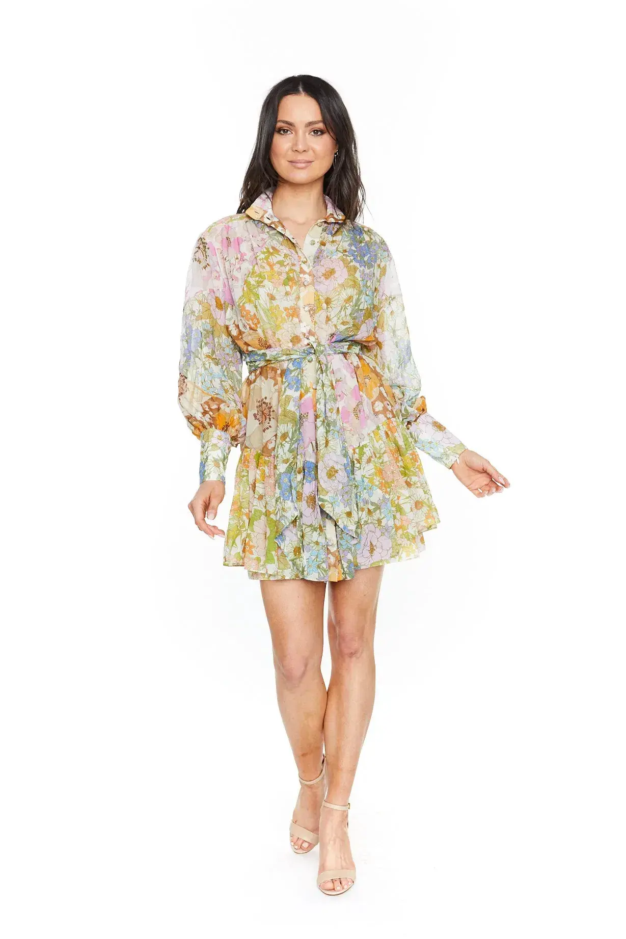 Zimmermann Super 8 Lantern Dress Multi color Size AU 8 - Image 1