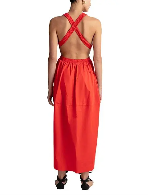 Camilla and Marc Pollina Midi Dress Red Size AU 14 - Image 2