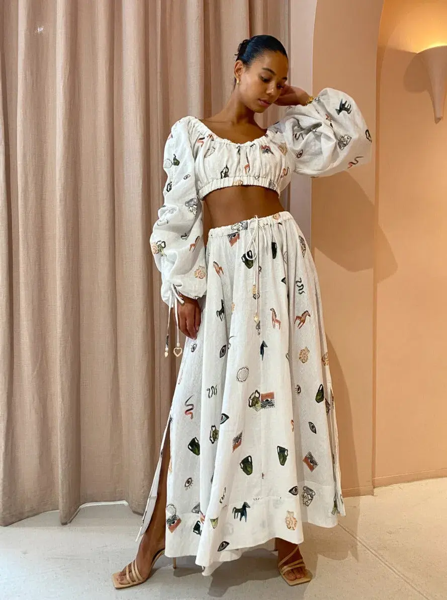 Alemais Hera Skirt Print Size 6 - Image 1