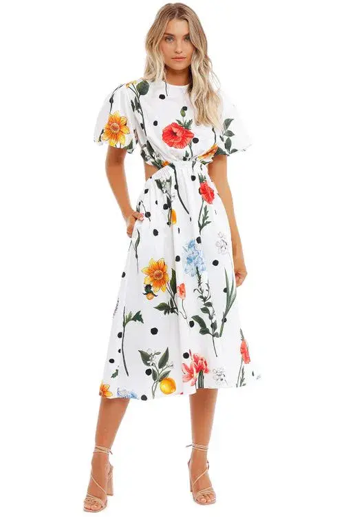 Leo Lin La Flor Dress Floral Size 6 - Image 1