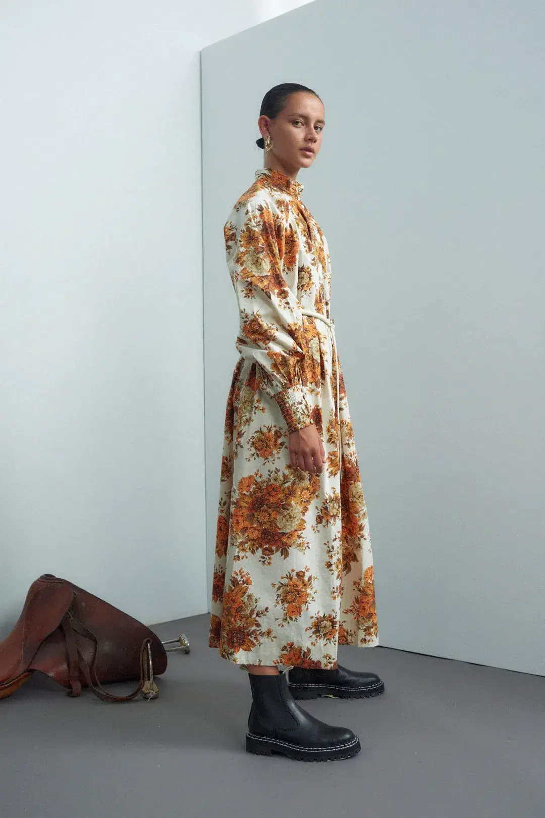 Alemais Derby Shirtdress Floral Size 10 - Image 2