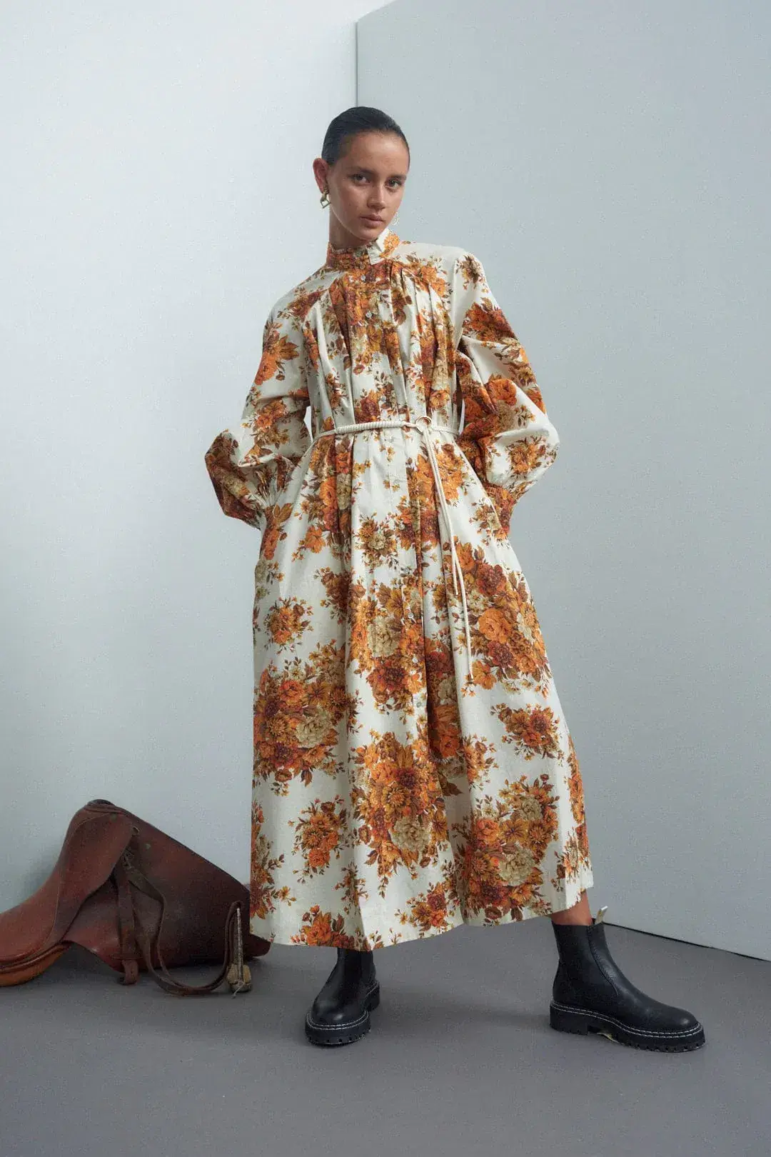 Alemais Derby Shirtdress Floral Size 10 - Image 1