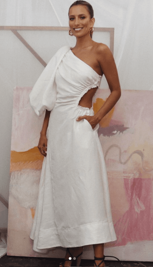 Aje Concept Dress White Size 8 for rent on The Volte - main image
