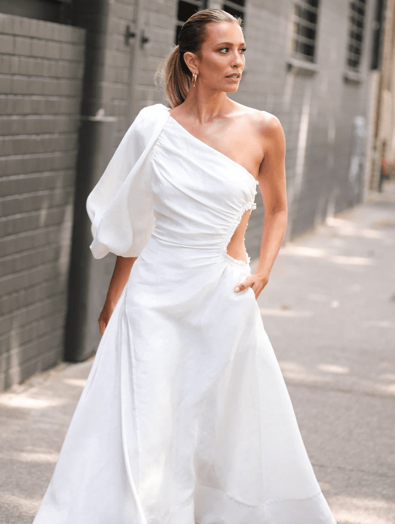 Aje Concept Dress White Size 8 for rent on The Volte - main image