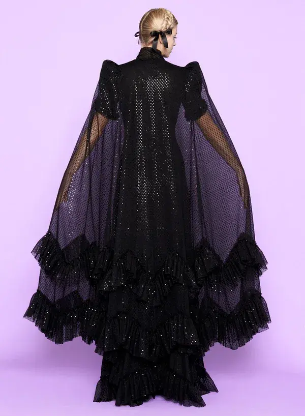 The Vampire's Wife Skyrocket Cape Black Size 10 - Image 2