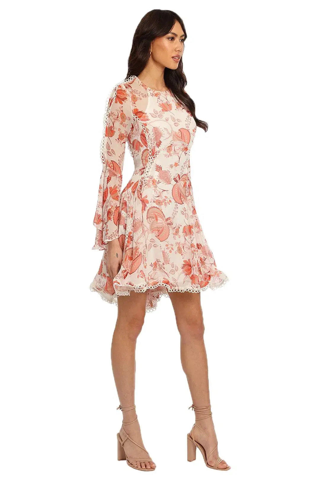 Thurley Chintz Paradise Dress Red Size AU 14 - Image 2