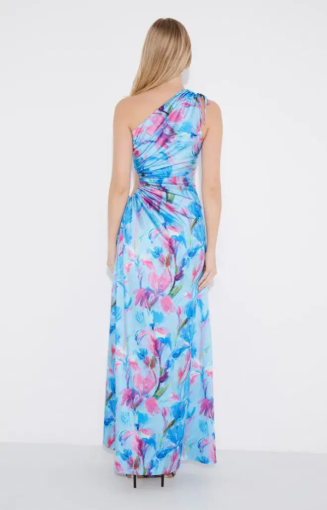 Sonya Moda Nour Zuri Maxi Dress Blue Size AU 8 - Image 4
