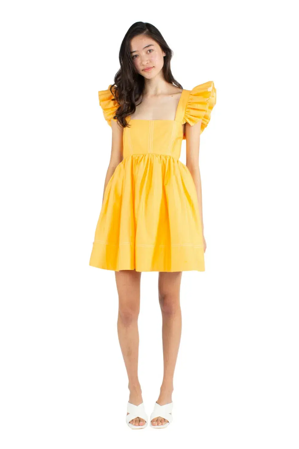 Aje Midsummer Mini Dress Orange Size 8 - Image 1