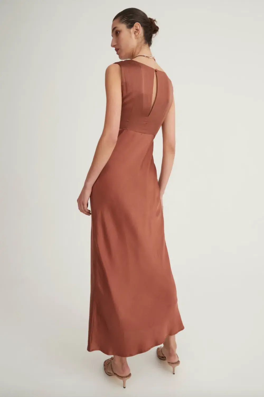 Hansen and Gretel Jessa Dress Brown Size 8 - Image 3