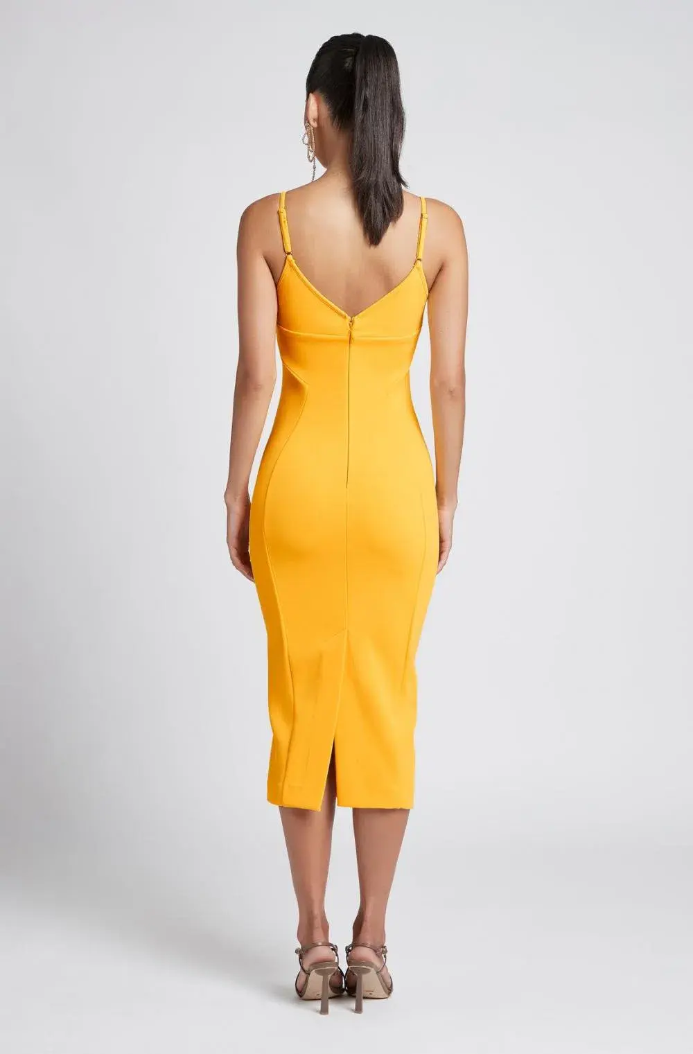 Sheike Monique Dress Yellow Size 16 - Image 2