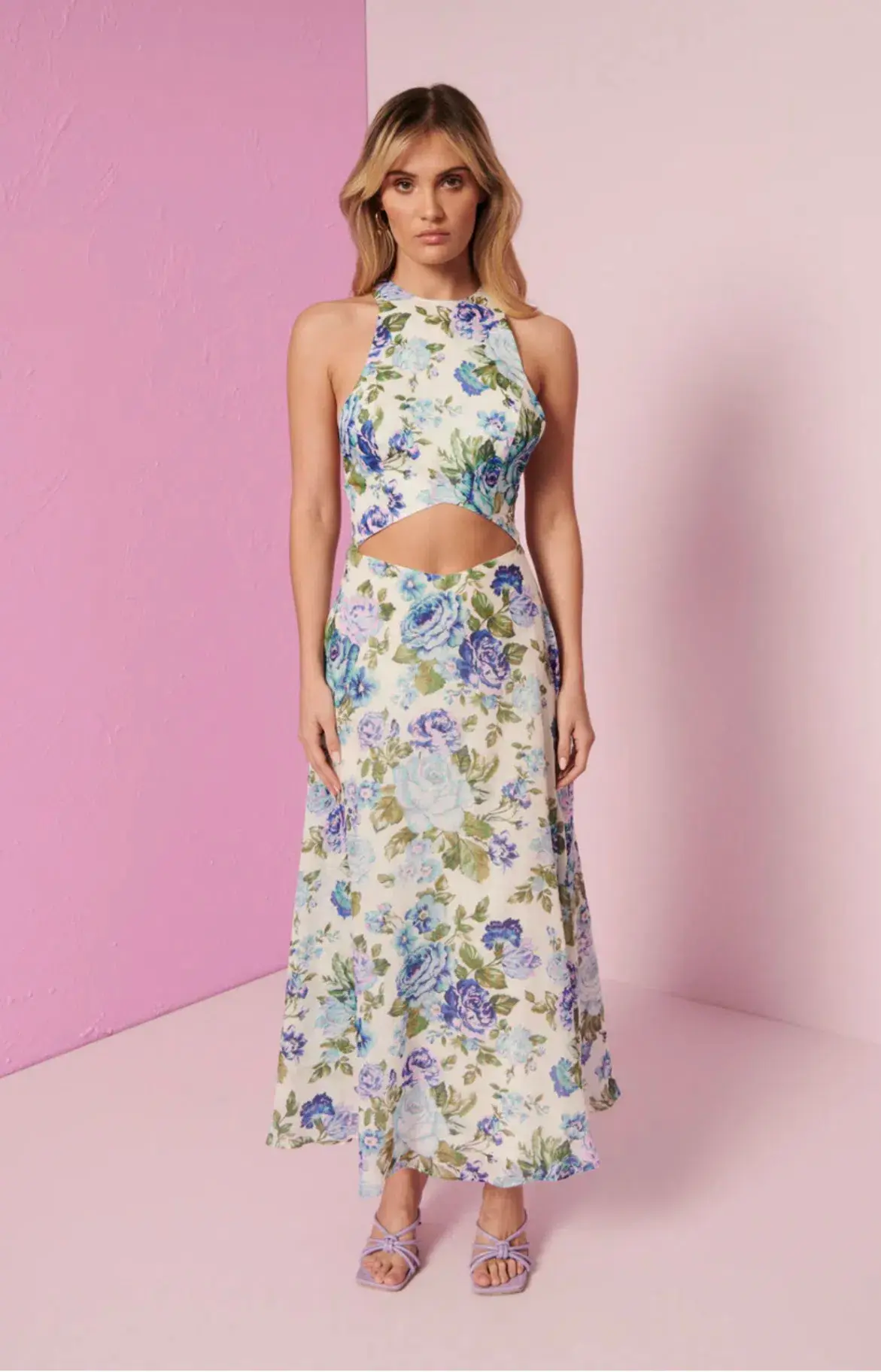 Kate Ford Mojave Braided Gown Belita Blue Size 1/AU 8 - Image 1