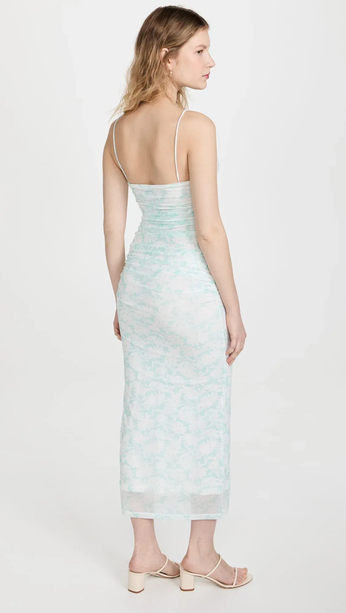 Significant Other Verona Dress Midi Blue Size 8 - Image 4