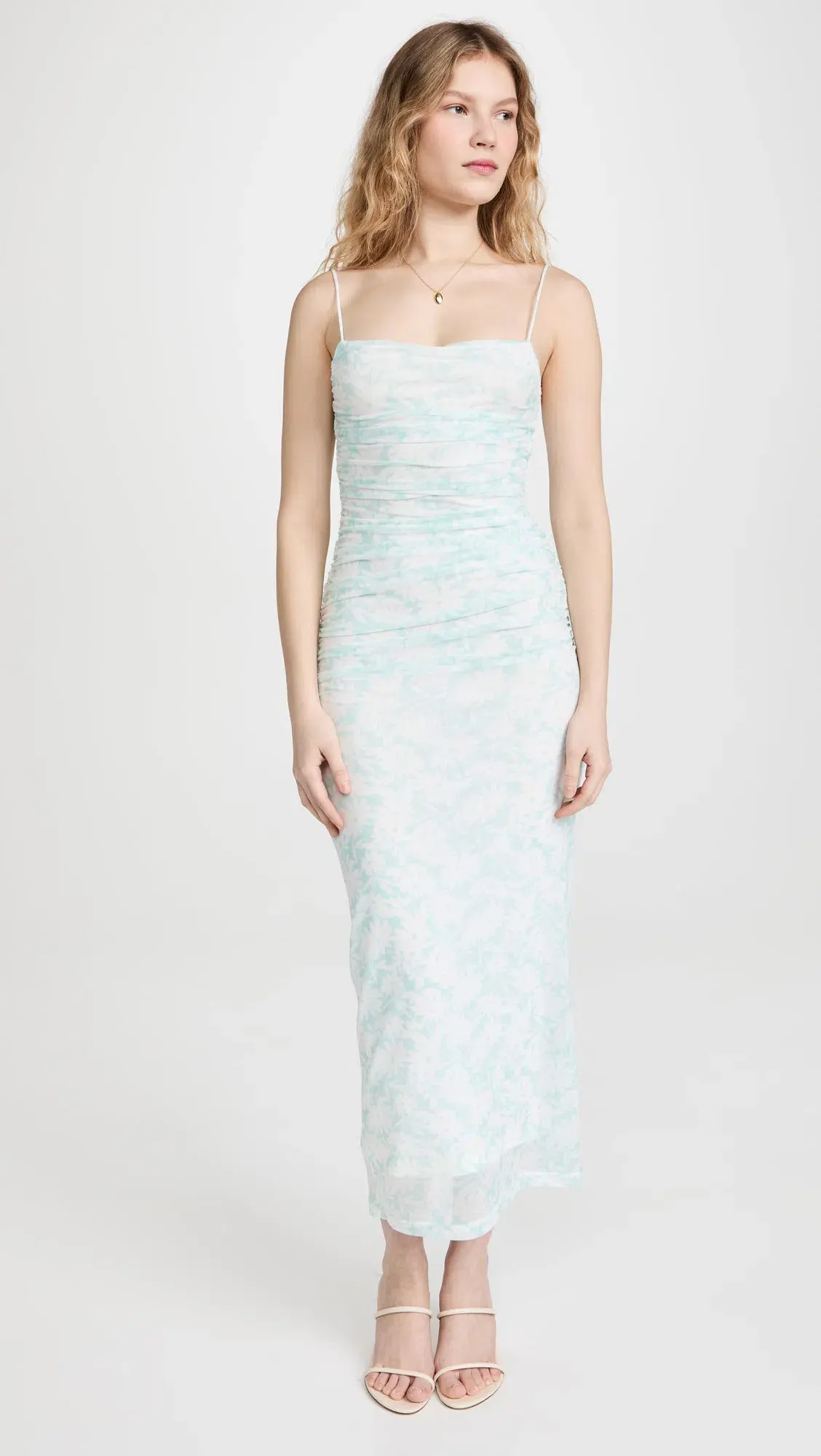 Significant Other Verona Dress Midi Blue Size 8 - Image 1