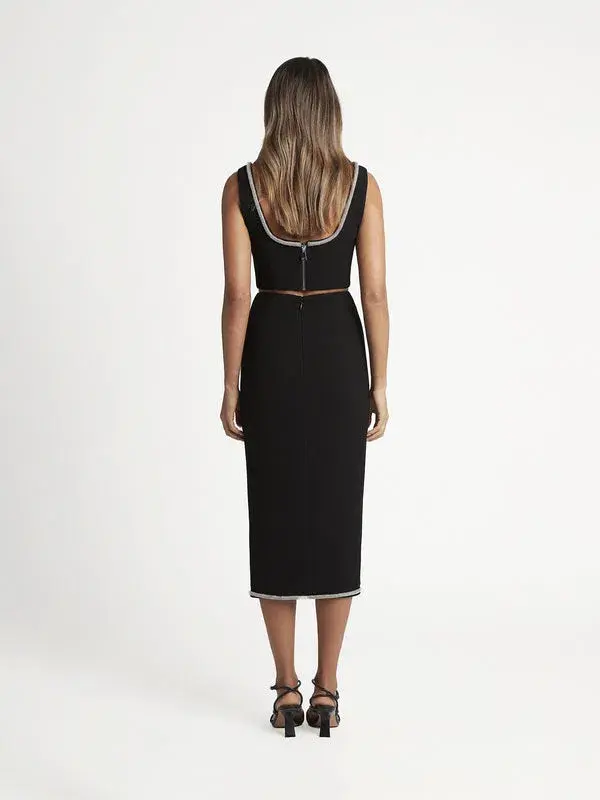 Sheike Emporium Top and Skirt Set Black Size 6 - Image 2