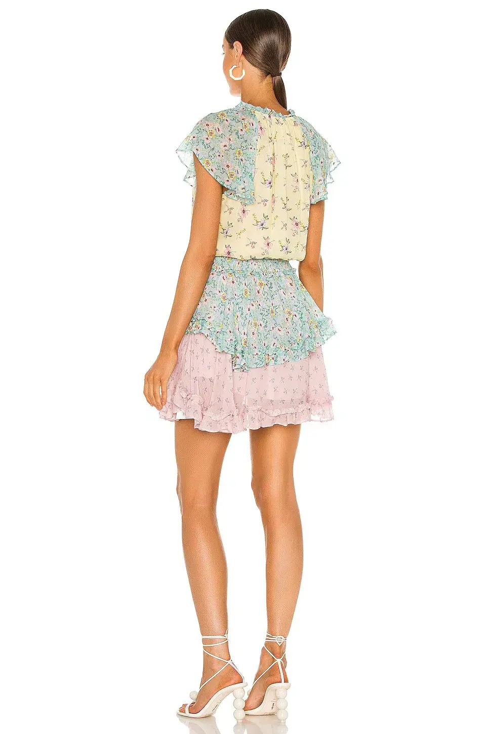 Yumi Kim Milly Dress Multi Floral Size S/AU 10 - Image 3