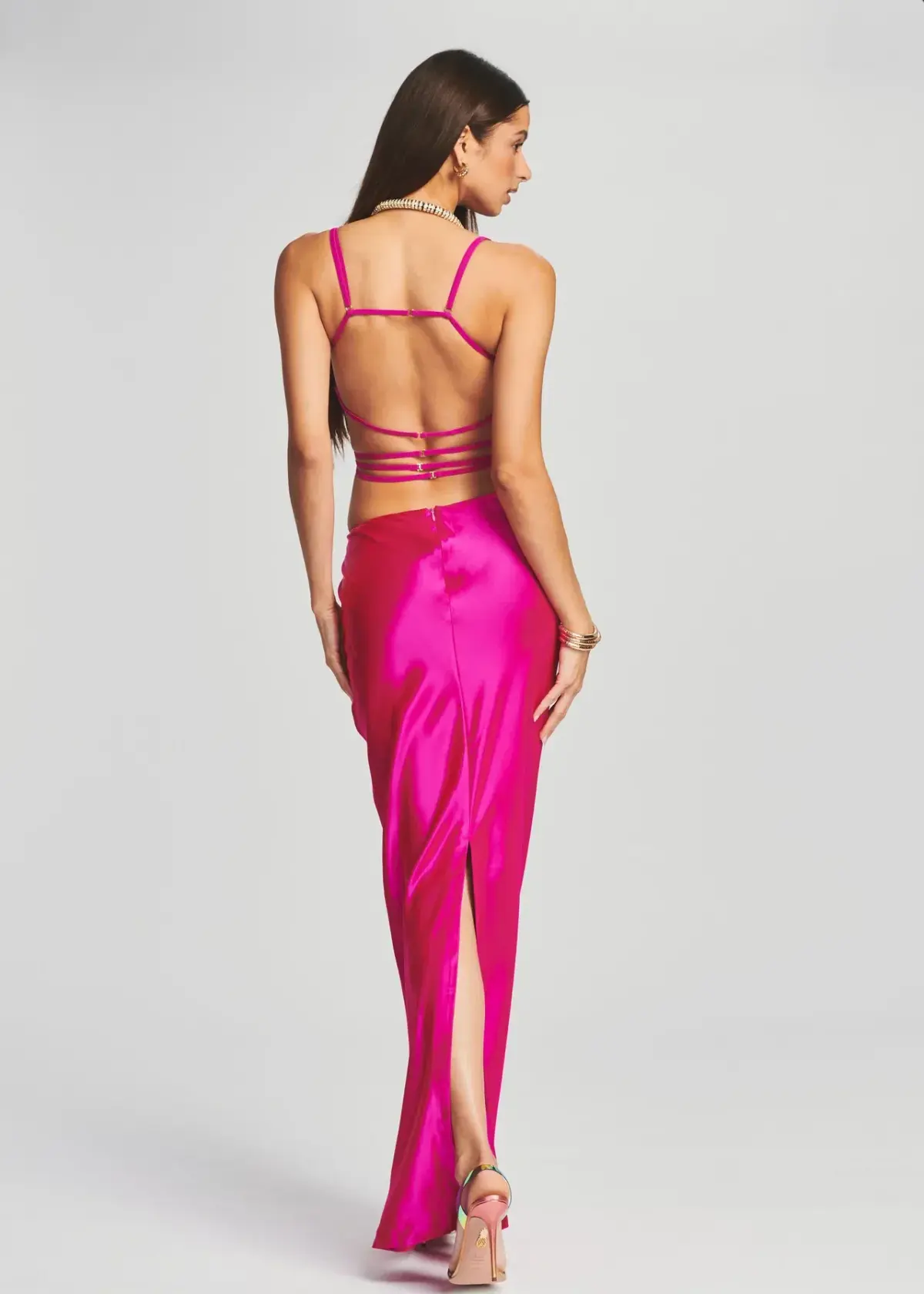 Retrofete Selma Dress Pink Size XS/AU 6 - Image 5