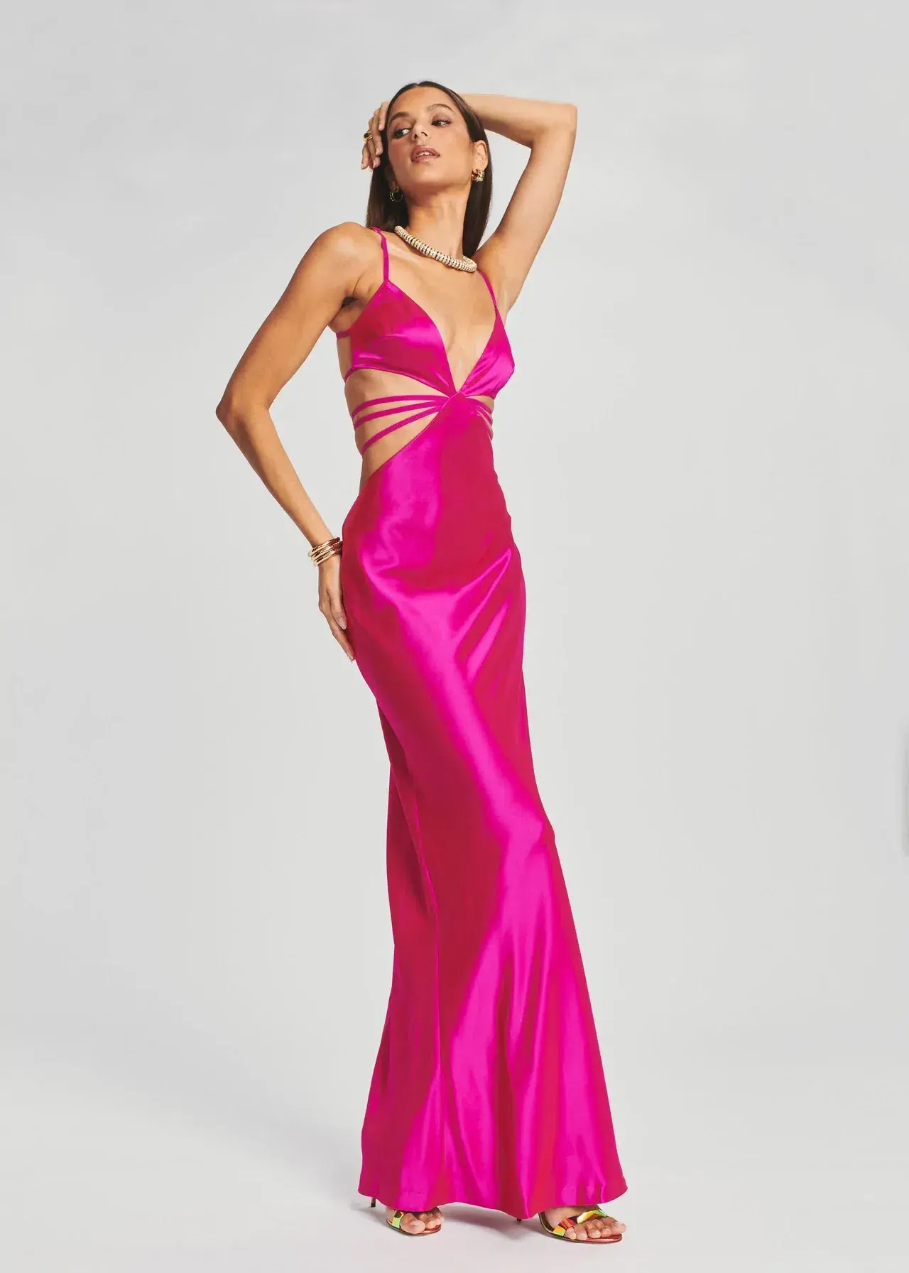 Retrofete Selma Dress Pink Size XS/AU 6 - Image 3