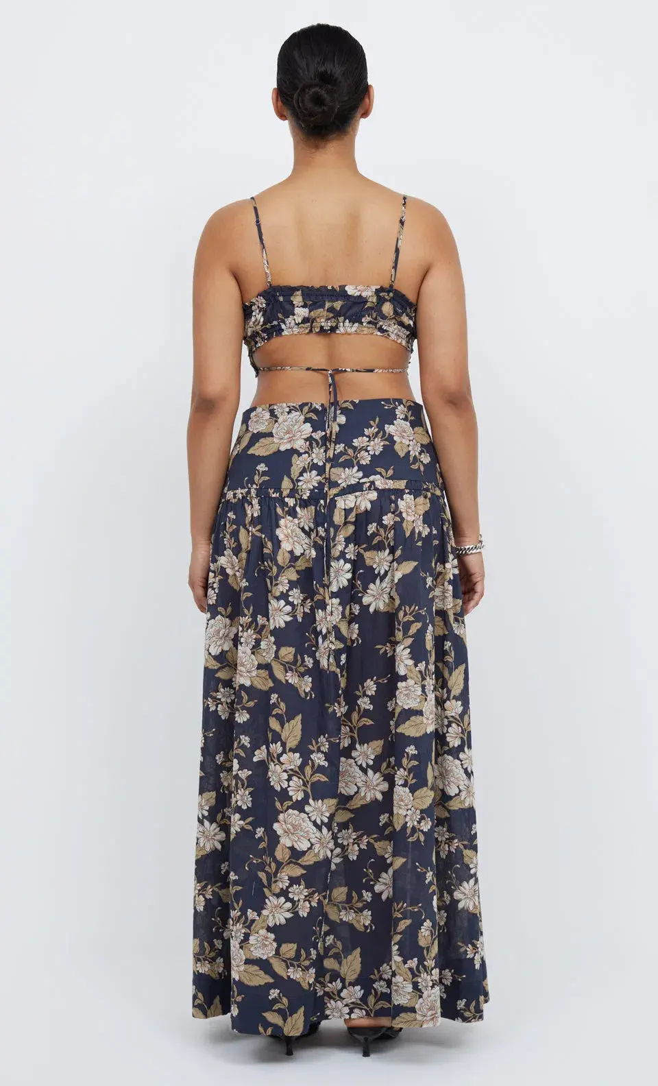 Bec & Bridge Opaline Floral Crop Top and Maxi Skirt Set in Opaline Floral Size 6 / XS - Image 3