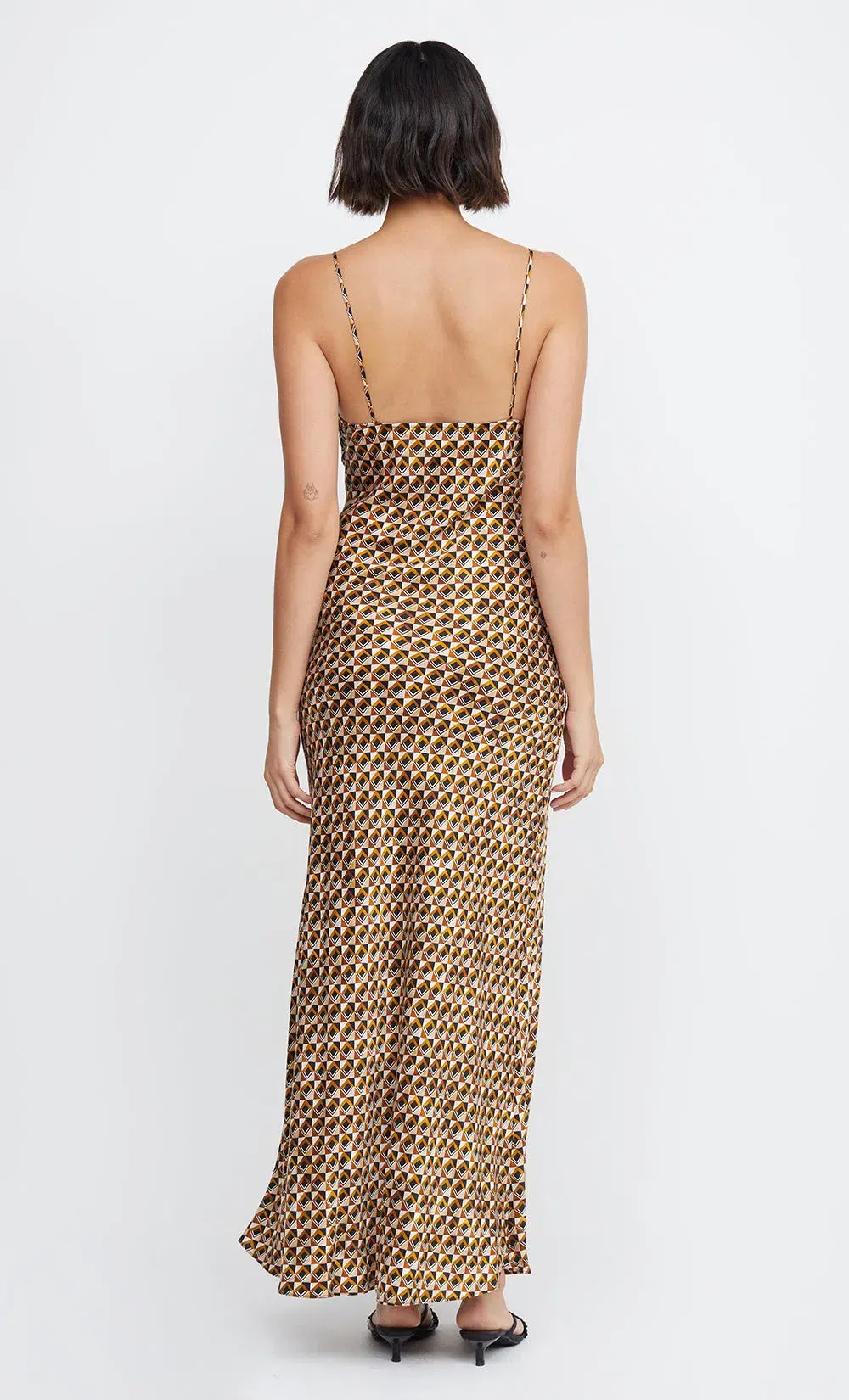 Bec & Bridge Amber V Neck Maxi Dress In Granada Geo Size 10  - Image 2