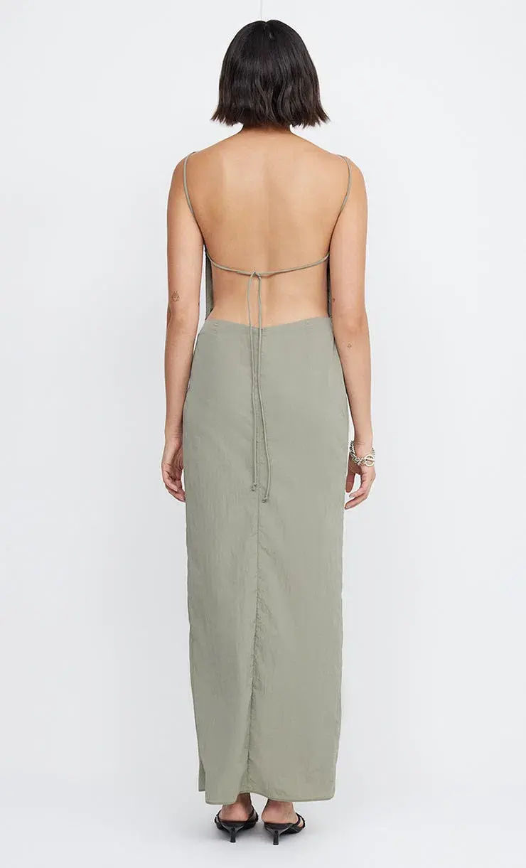 Bec & Bridge Adrianna Maxi Dress In Sage Green Size 8 - Image 3