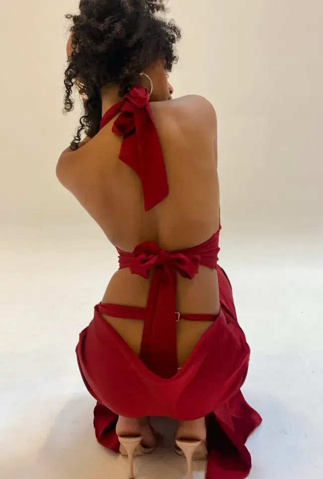 Arcina Ori Rosalina Set Deep Cherry Red Size 8  - Image 4