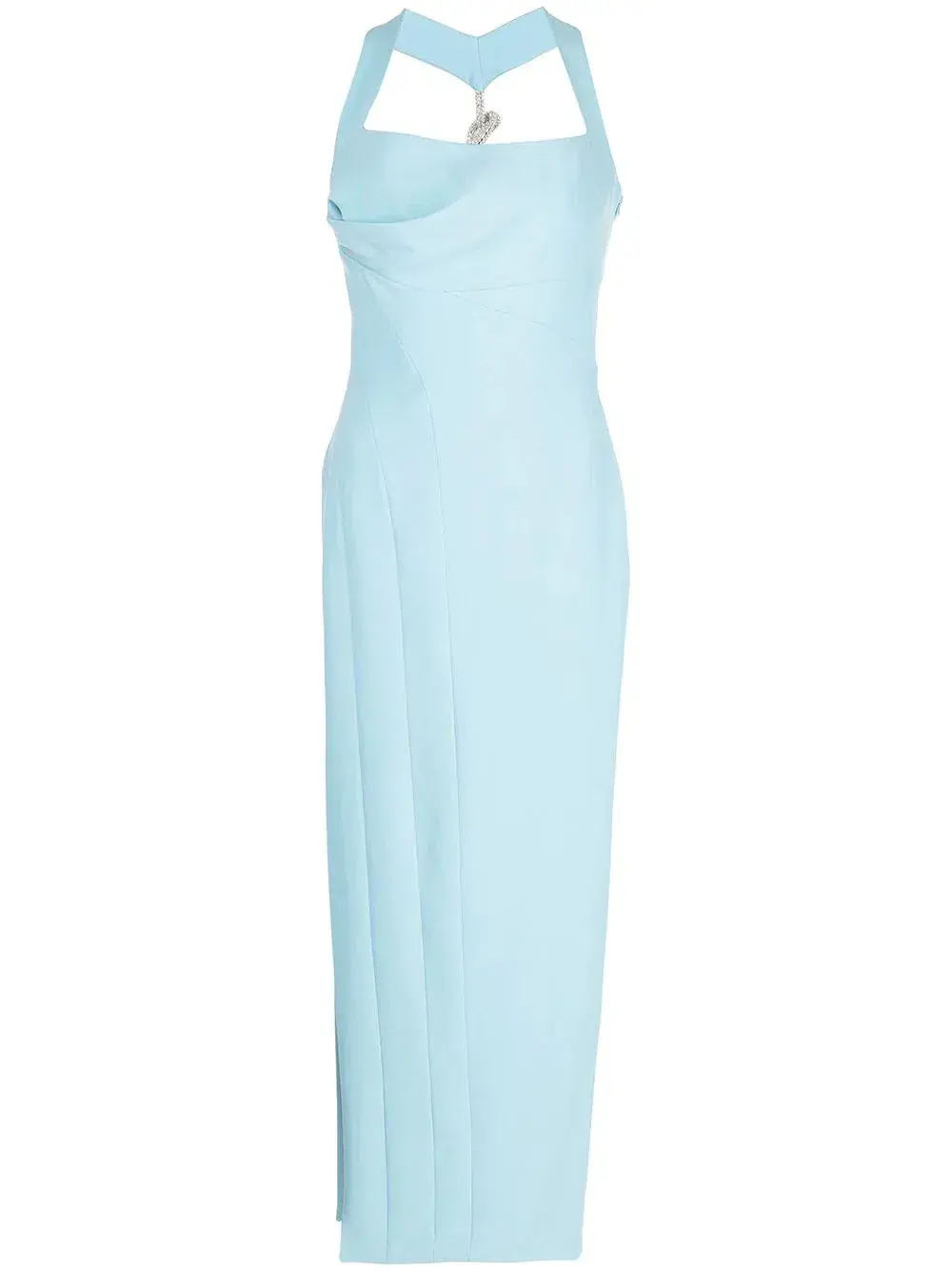 Rachel Gilbert Blaise Gown Blue Size 10 - Image 3