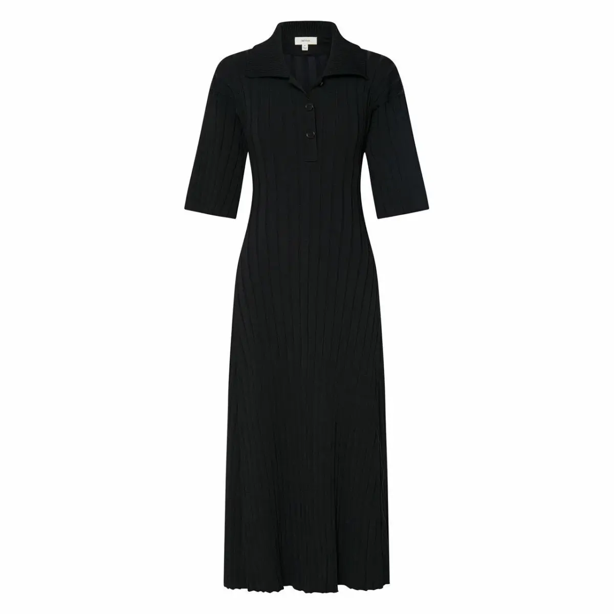 Oroton Knit Polo Dress Black Size XS/AU 8 - Image 5