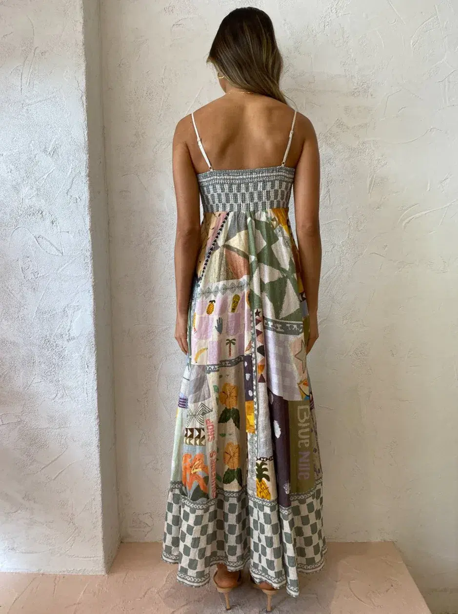 Alemais Emma Gale Sundress in Multi Print Size 6 - Image 5