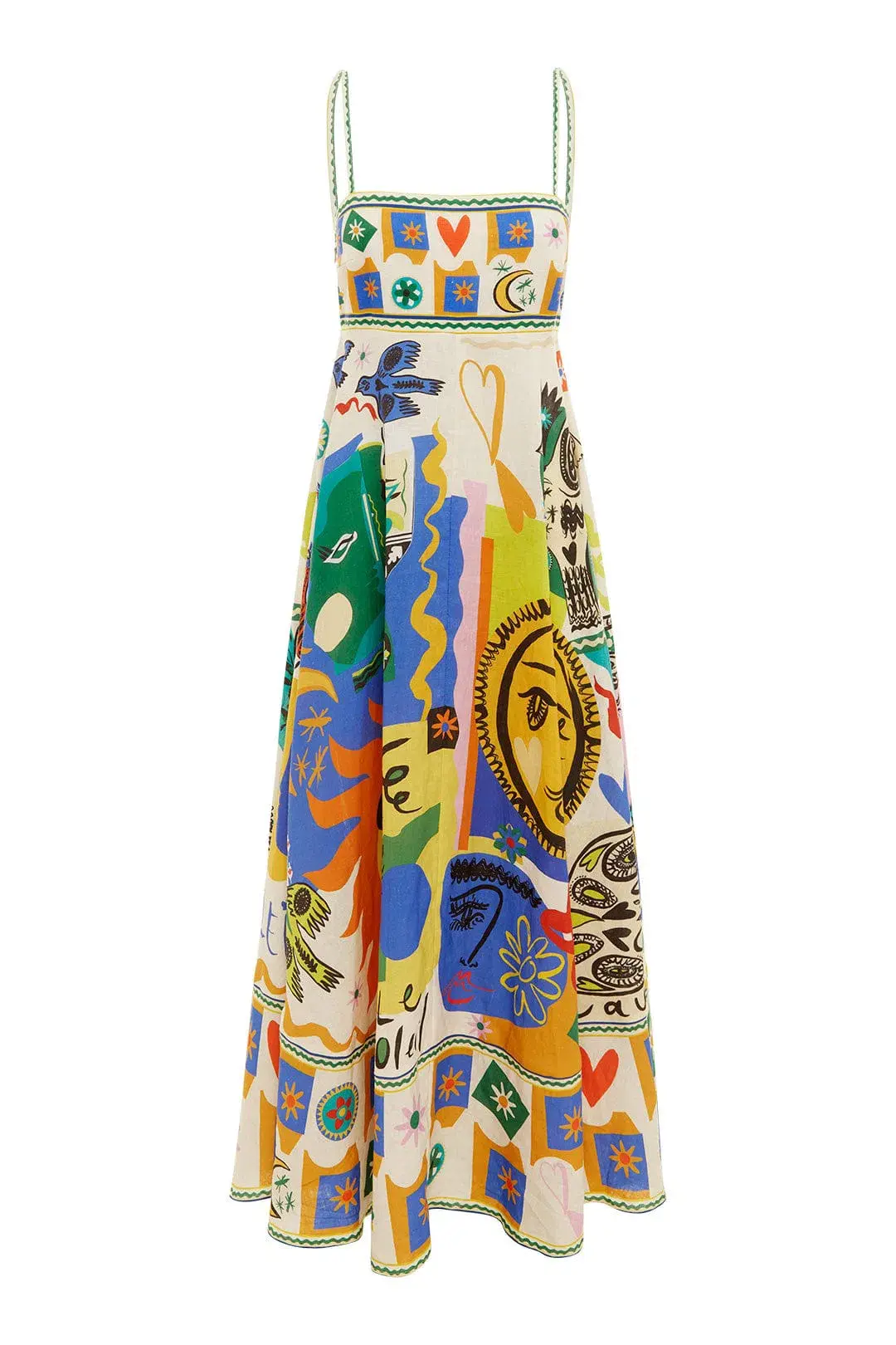Alemais Soleil Sundress Print Size 14 - Image 3