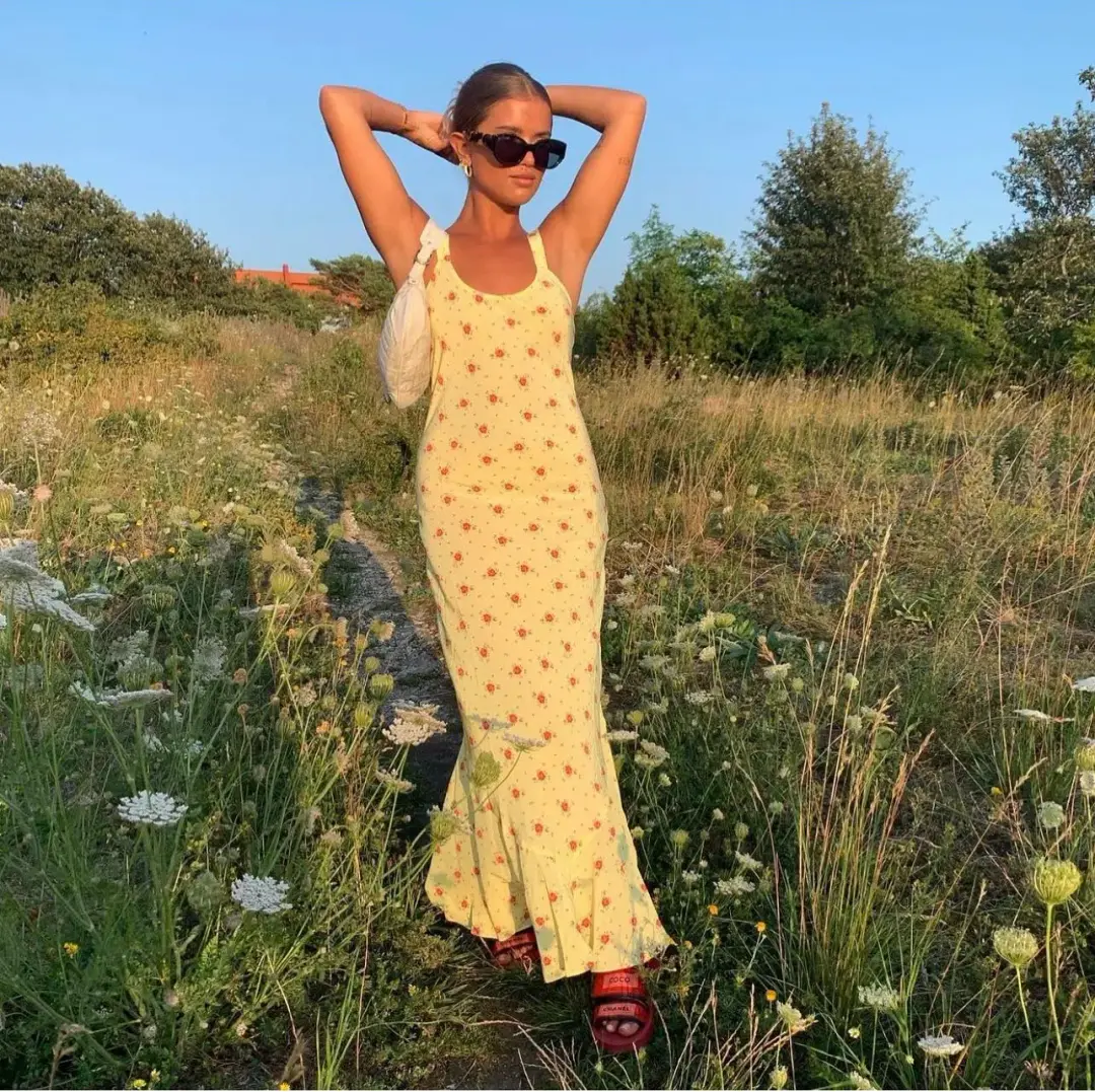 Realisation Par Allegra Dress in Verona Yellow Size S / AU 8 for rent on The Volte - main image