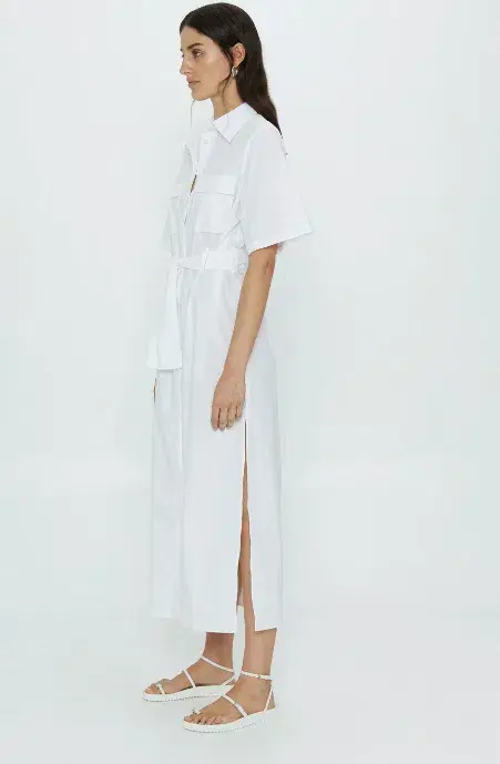 Third Form Roam Maxi Shirt Dress White Size 14 - Image 2