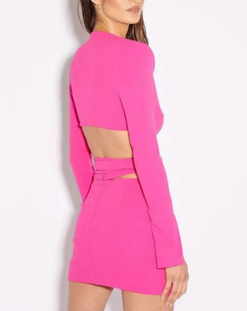 Effie Kats Powell Skirt and Maya Harness top Pink Size AU 6 - Image 3