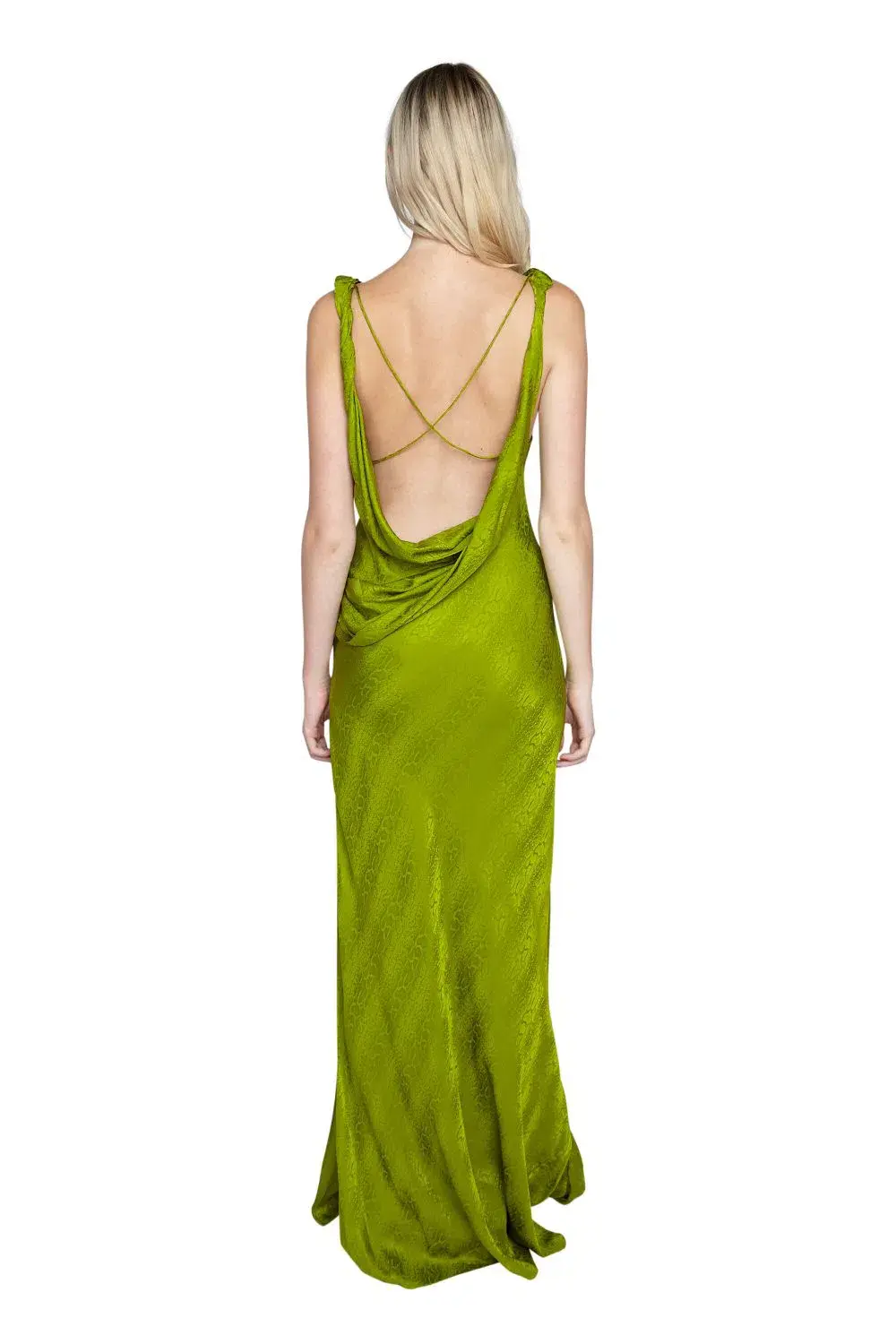 Rat & Boa Navarra Dress Lime Green Size AU 8  - Image 2