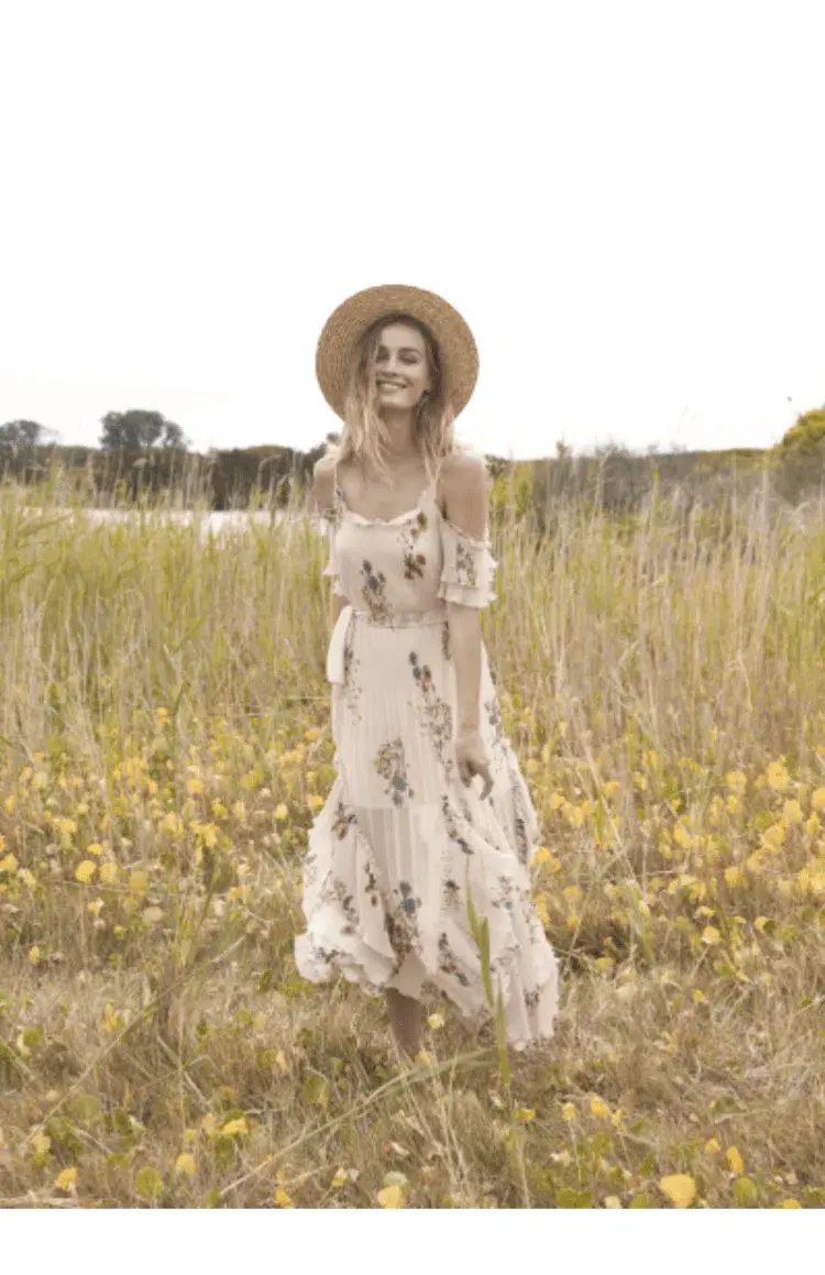 We Are Kindred Country Field Maxi Dress Floral Size 6 - Image 3