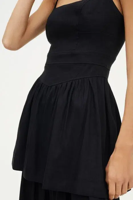 Manning Cartell Girl On Film Midi Dress Black Size 6 - Image 3