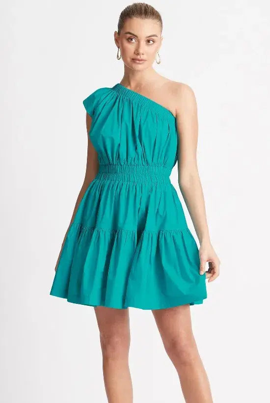 Sheike Cocktail Dress Teal Size 8  - Image 1