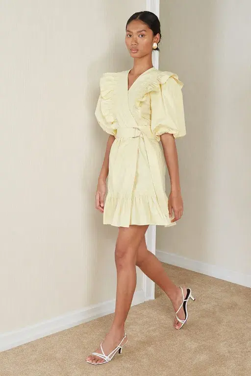Magali Pascal Anna Dress Yellow Size 8 - Image 1