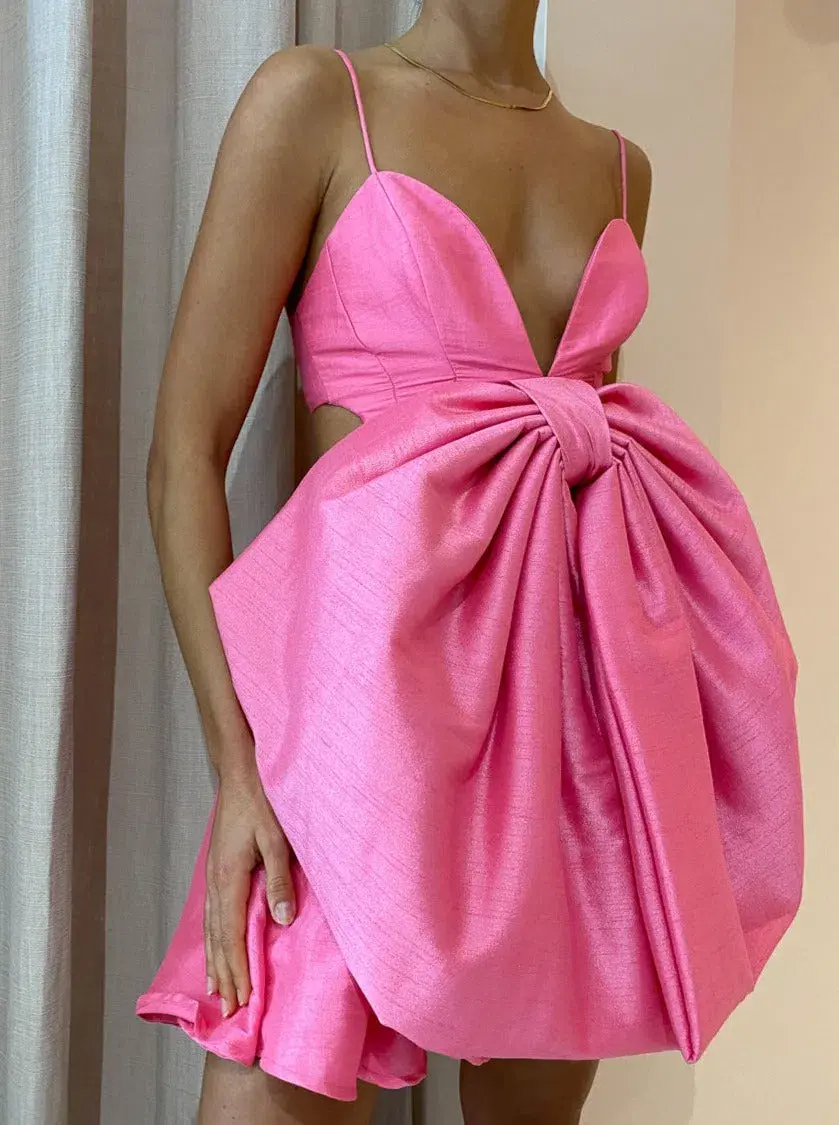 Helen O’Connor Valentine Dress in Flamingo Size 6 for rent on The Volte - main image