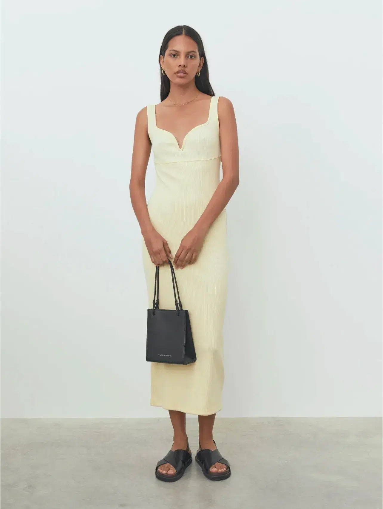 Viktoria & Woods Margarita Dress Lemon Marle Size 3 - Image 1