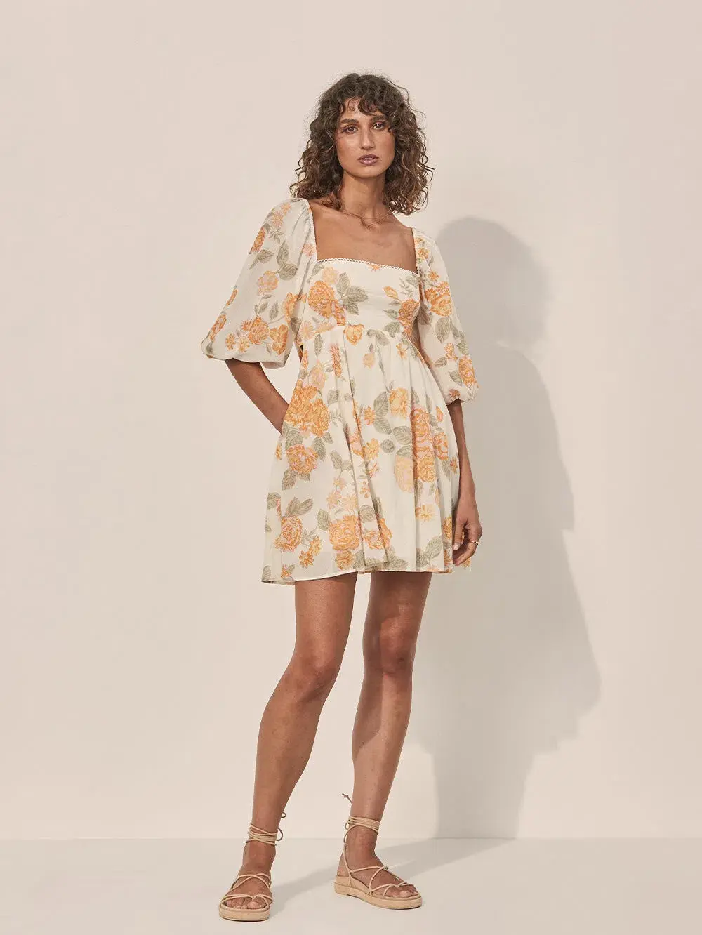 Kivari Blake Mini Dress Floral Size 14 - Image 1