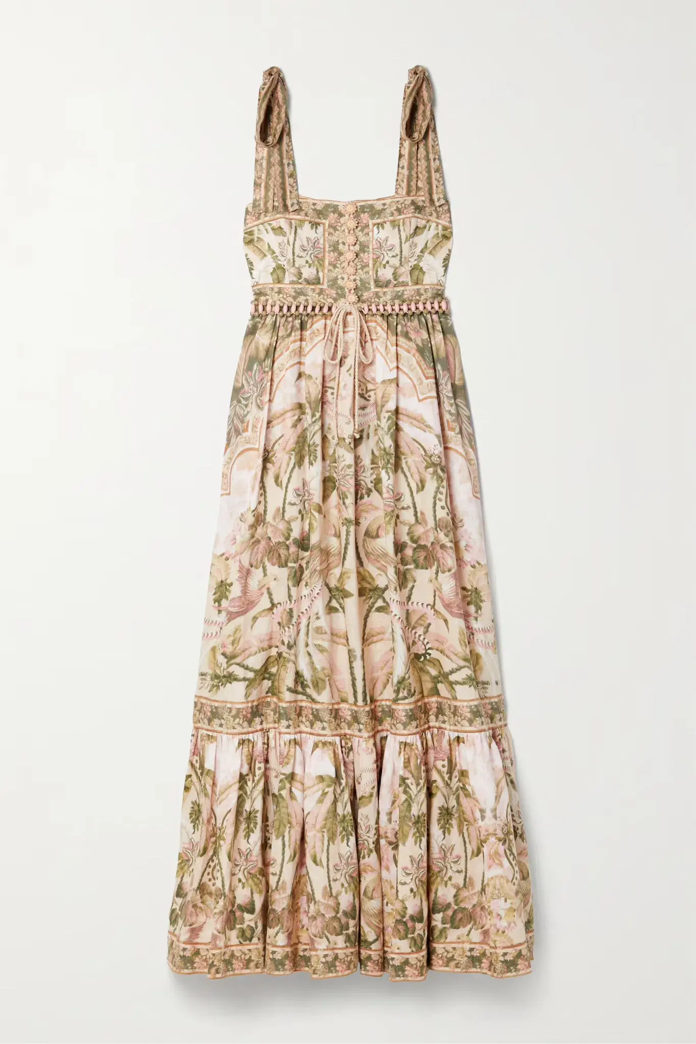 Zimmermann Lyre Picnic Dress Floral Size 0/AU 8 - Image 4