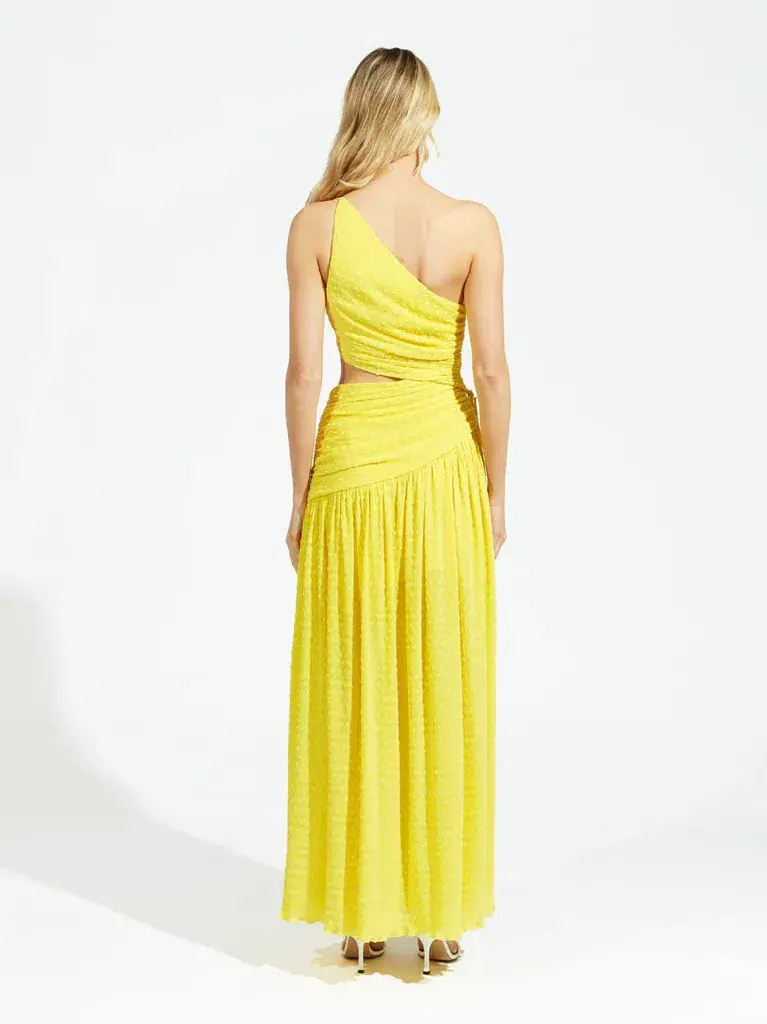 Alice McCall Lolita Midi Dress Yellow Size 8 - Image 3
