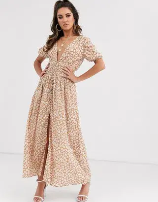 Bec & Bridge Zoe Midi Dress Floral Size 12 / L - Image 4