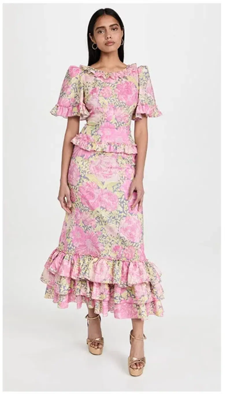 The Vampires Wife Heidi Dress Floral Size 12 - Image 1