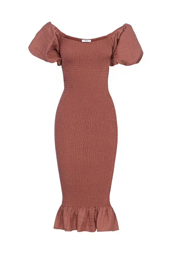 Sheike Betsy Shirred Dress Pink Size 10  - Image 2