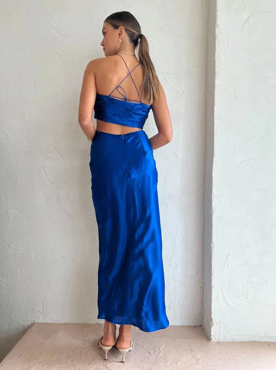 Ginia Blue Marnie Dress Blue Size M / AU 10 - Image 3
