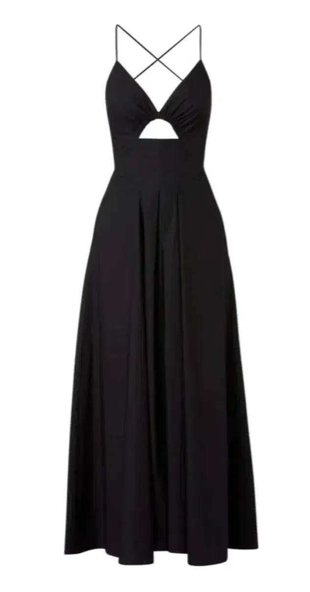 Scanlan Theodore Cotton Strappy Dress Navy Size AU 8 - Image 3
