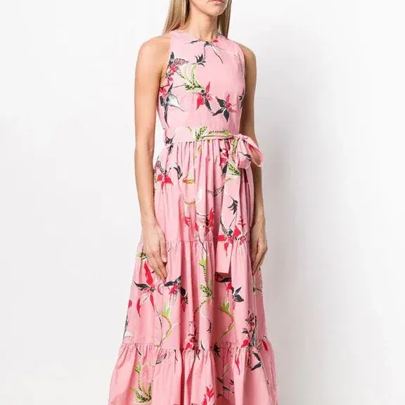 La DoubleJ Pellicano American-Print Cotton-poplin Maxi Dress Size L / AU 12 - Image 1