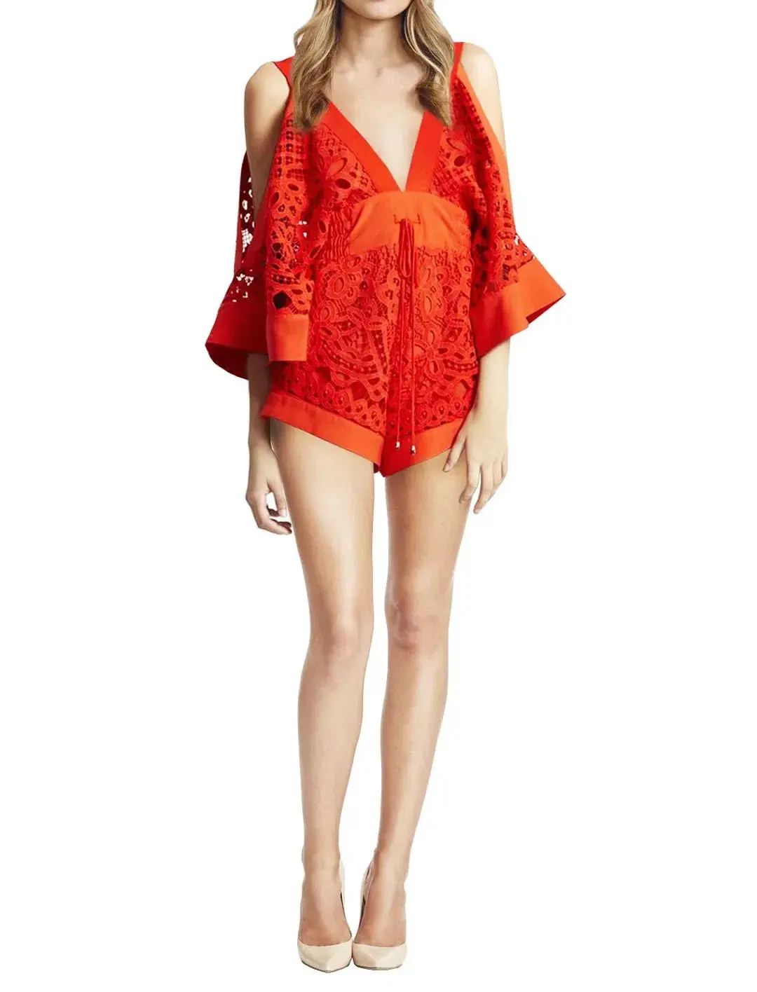 Alice McCall Keep Me There Playsuit Red Size 10 - Image 1